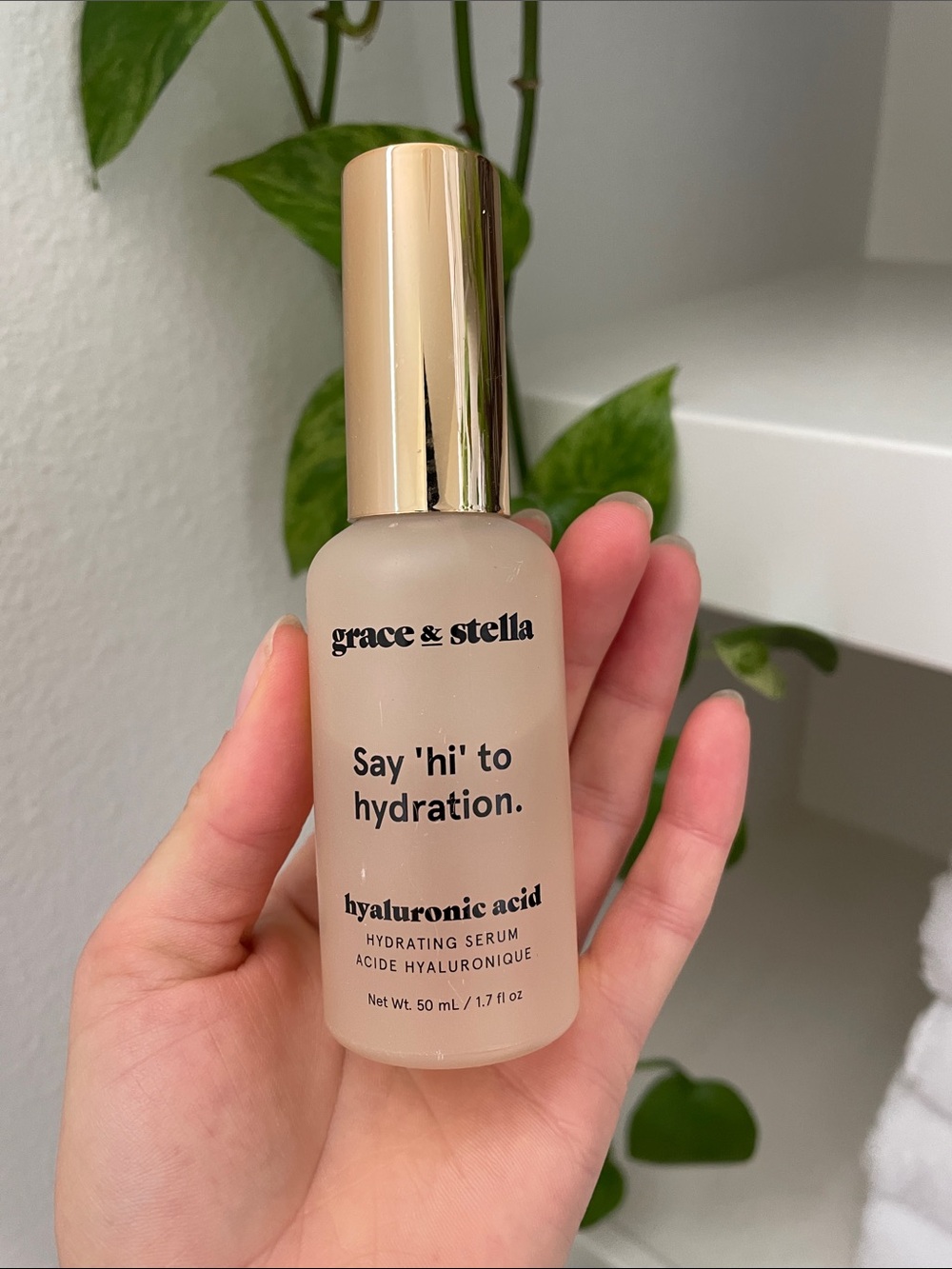 Grace & Stella hyaluronic hydrating serum moisturizer